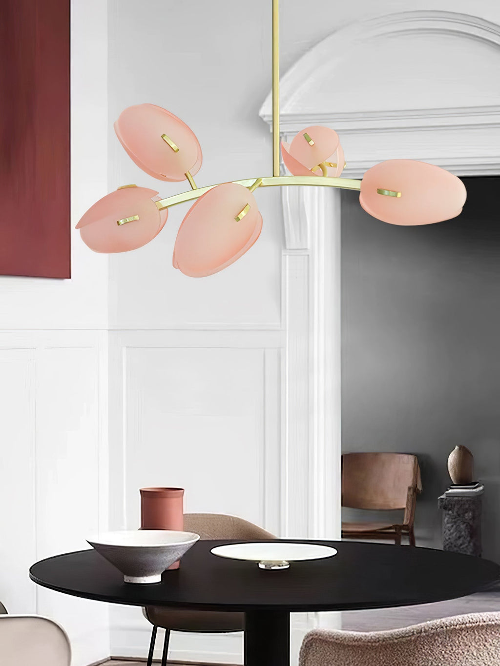 Wrenwyn Glass Chandelier-Moonnatur