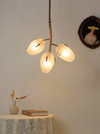 Wrenwyn Glass Chandelier-Moonnatur