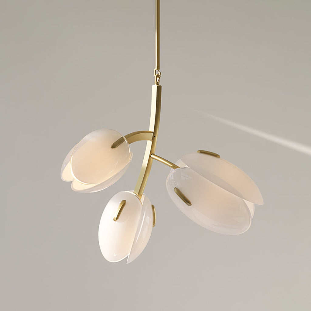 Wrenwyn Glass Chandelier-Moonnatur