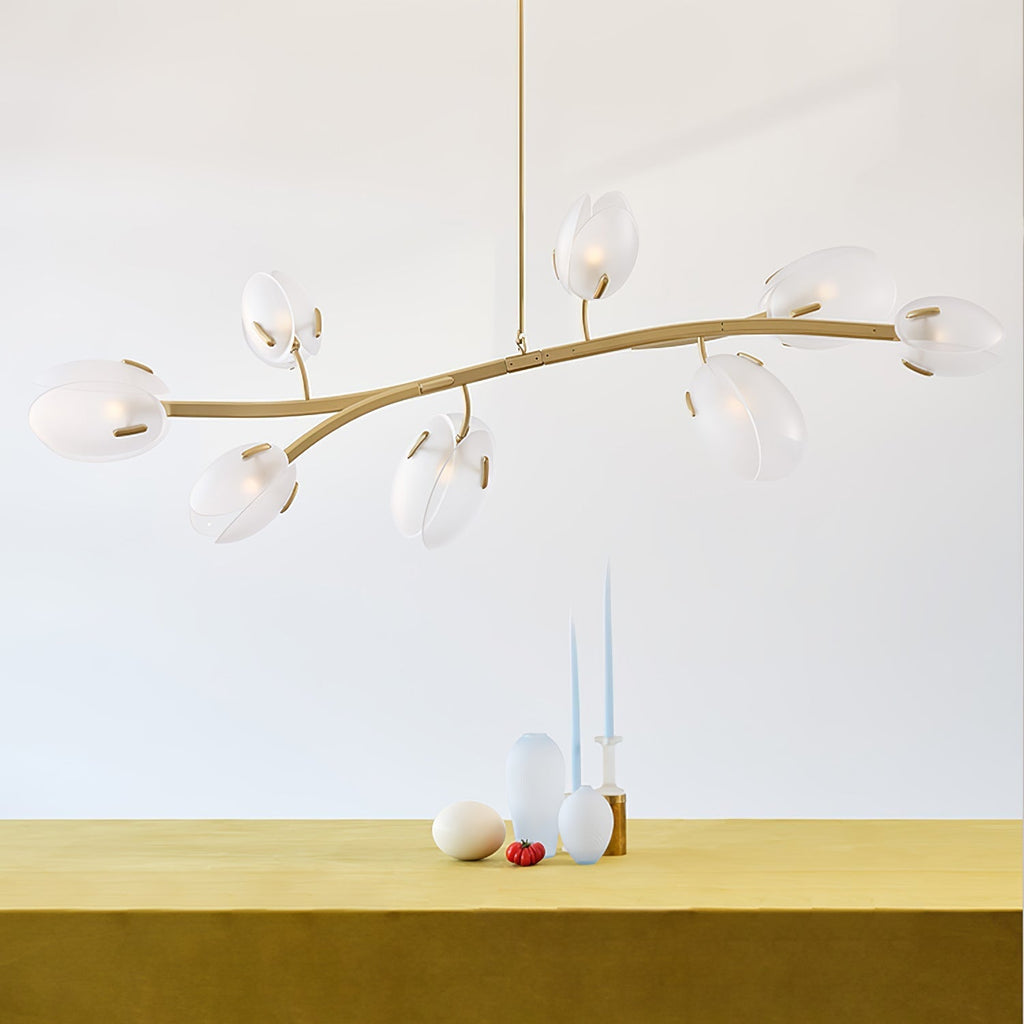 Wrenwyn Glass Chandelier-Moonnatur