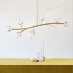 Wrenwyn Glass Chandelier-Moonnatur