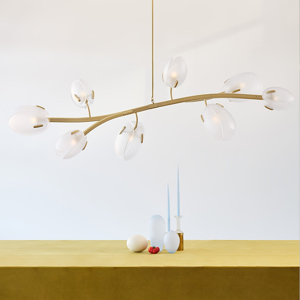Wrenwyn Glass Chandelier-Moonnatur