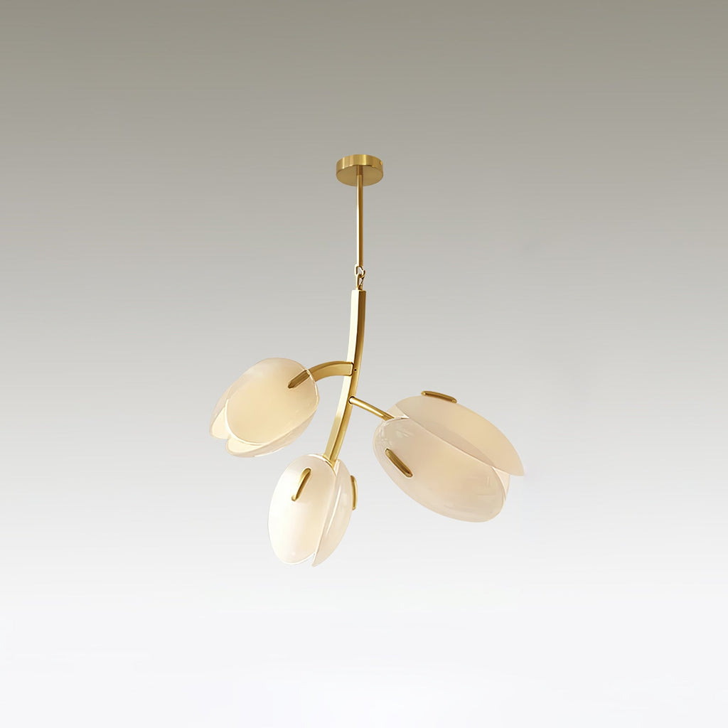 Wrenwyn Glass Chandelier-Moonnatur