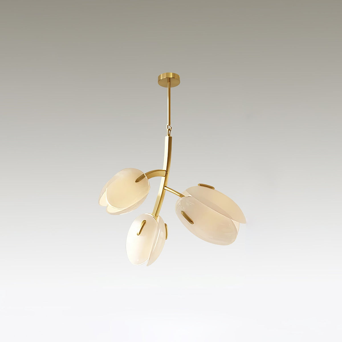 Wrenwyn Glass Chandelier-Moonnatur