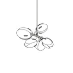 Wrenwyn Glass Chandelier-Moonnatur