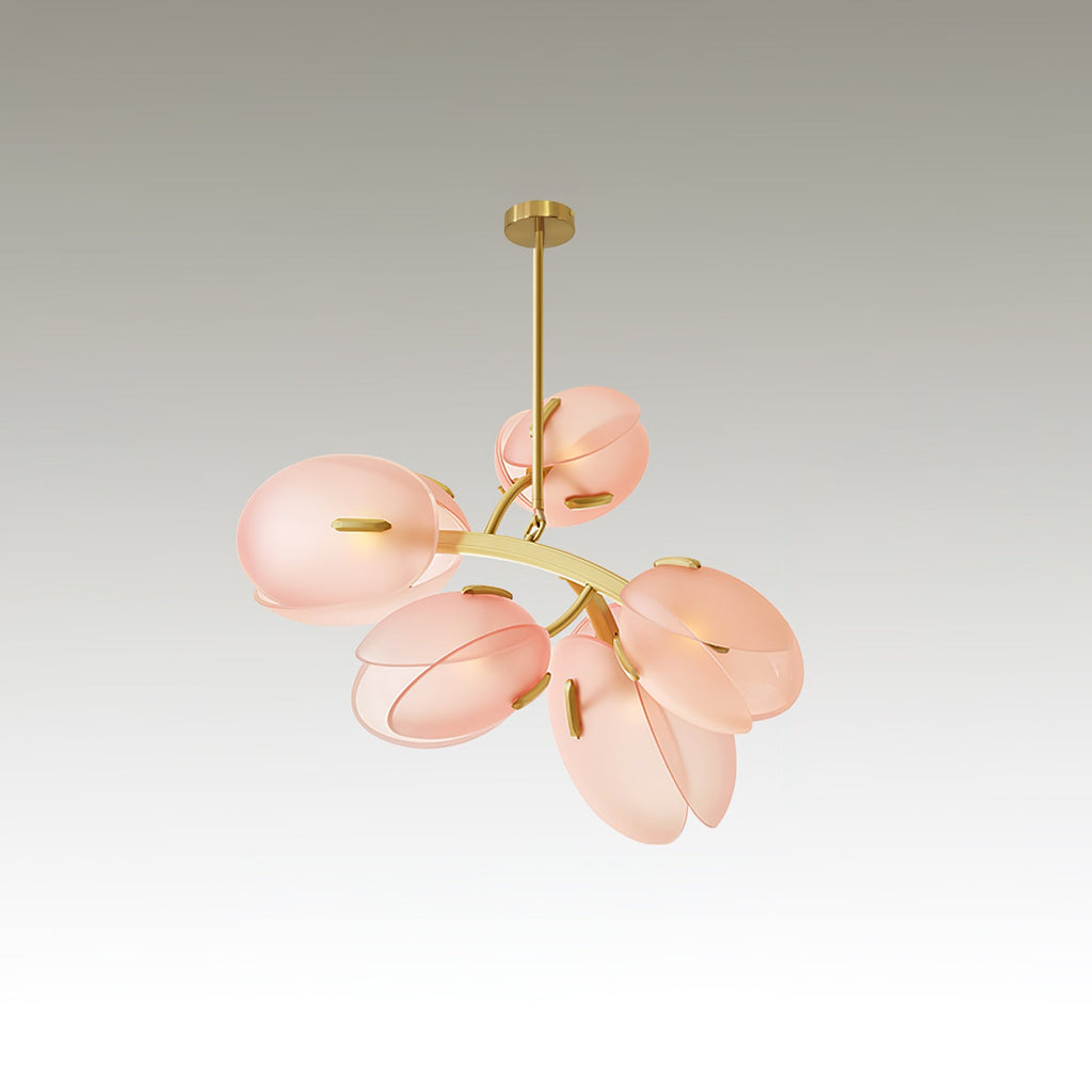 Wrenwyn Glass Chandelier-Moonnatur