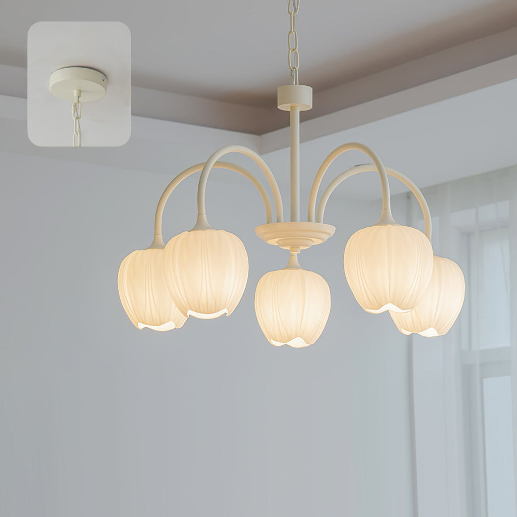 Barrowina Glass Chandelier-Moonnatur