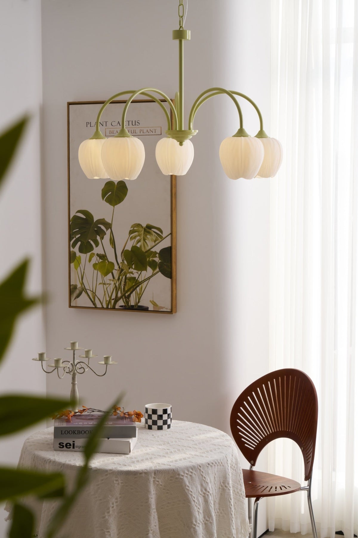 Barrowina Glass Chandelier-Moonnatur