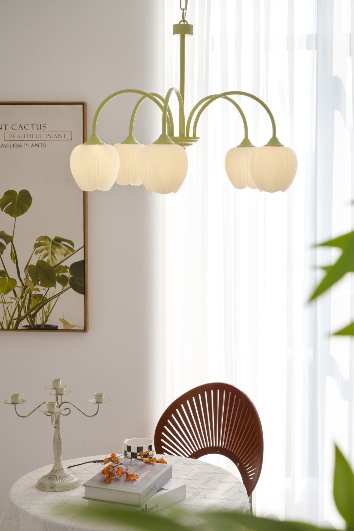 Barrowina Glass Chandelier-Moonnatur