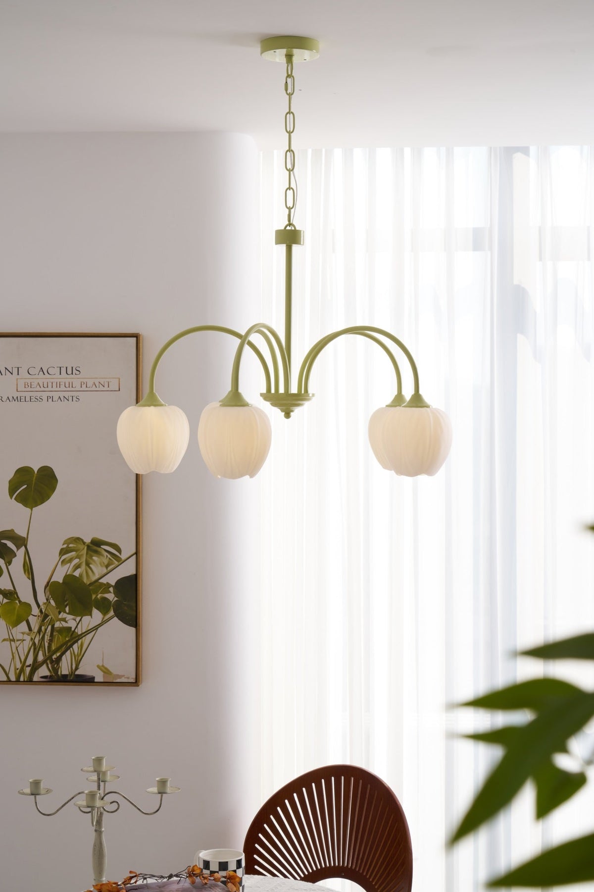 Barrowina Glass Chandelier-Moonnatur