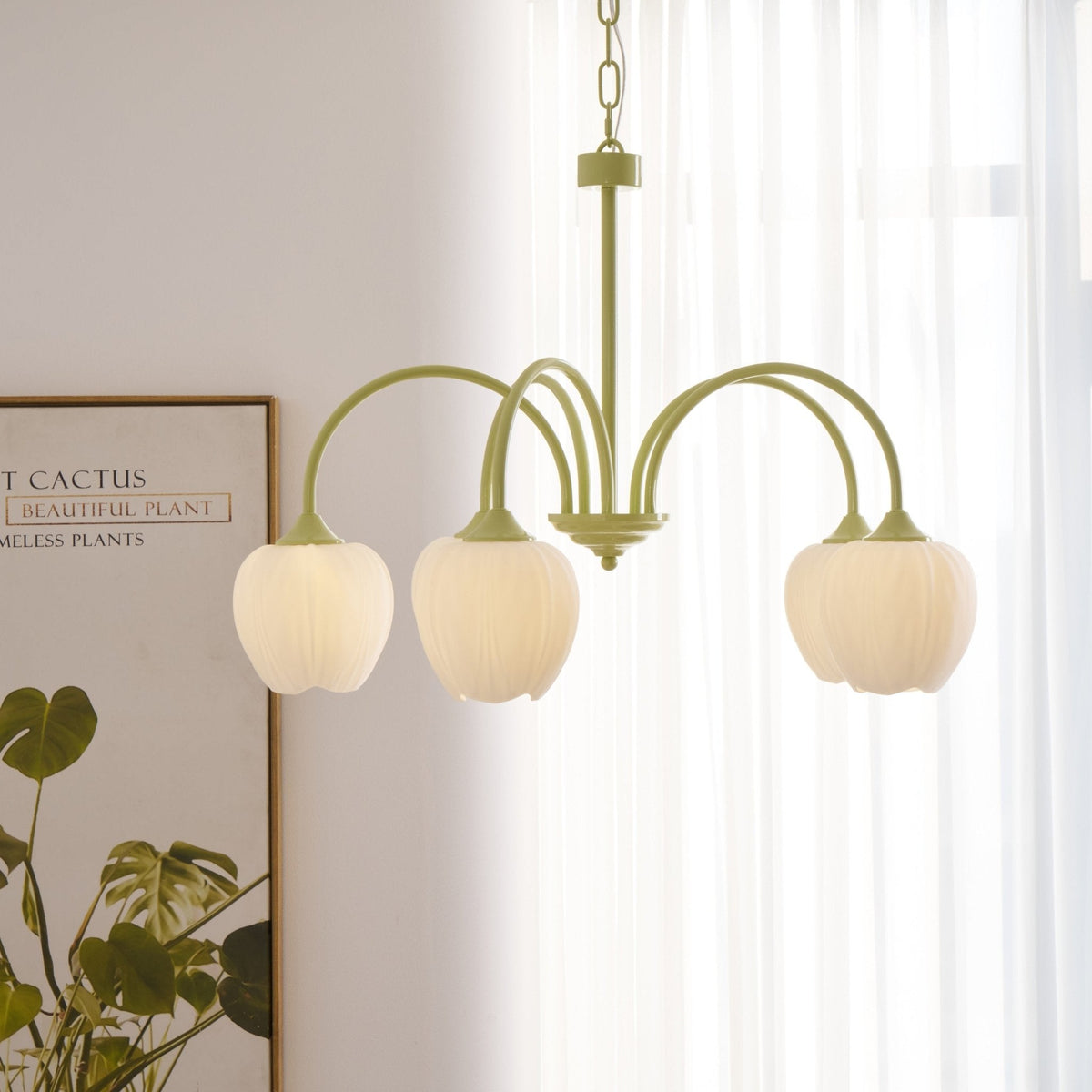 Barrowina Glass Chandelier-Moonnatur