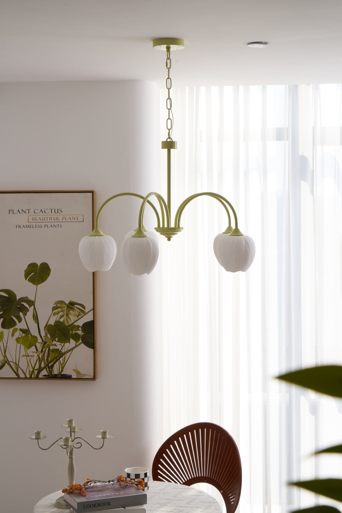 Barrowina Glass Chandelier-Moonnatur