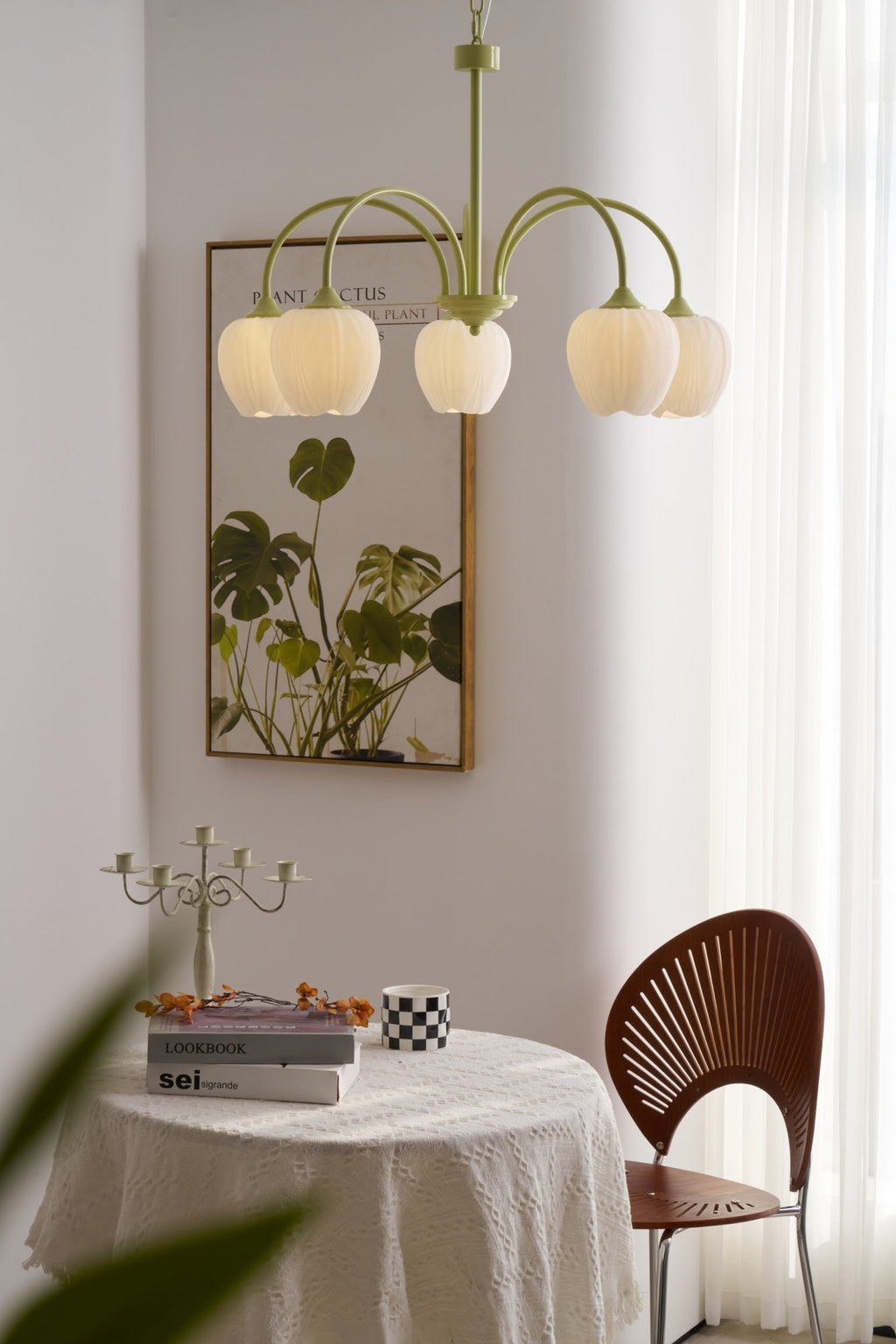 Barrowina Glass Chandelier-Moonnatur