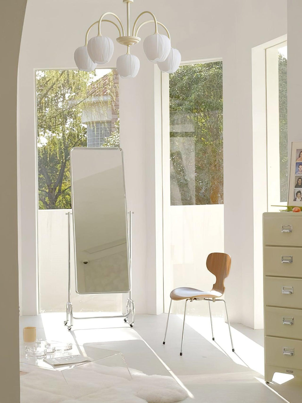Barrowina Glass Chandelier-Moonnatur