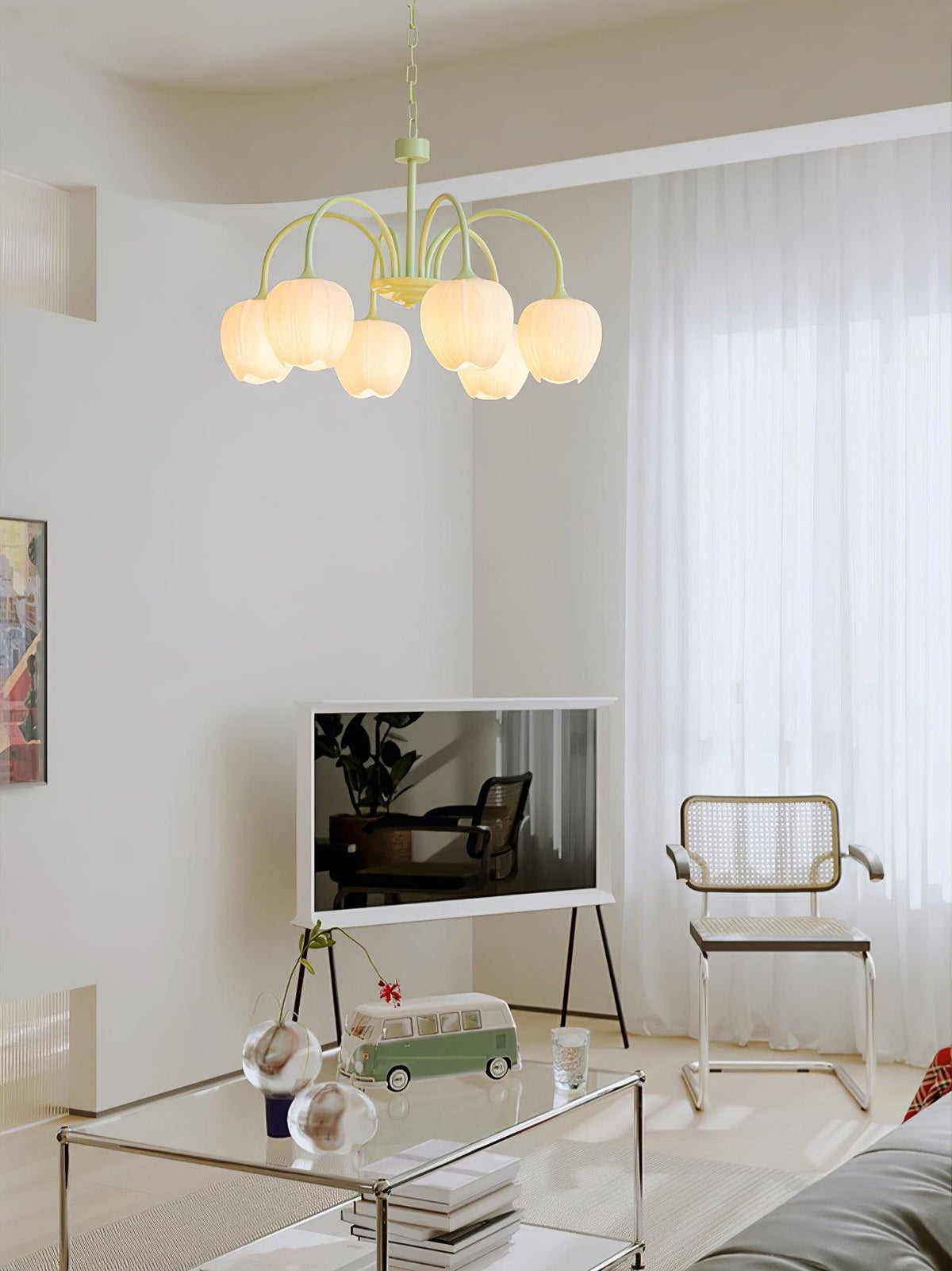 Barrowina Glass Chandelier-Moonnatur