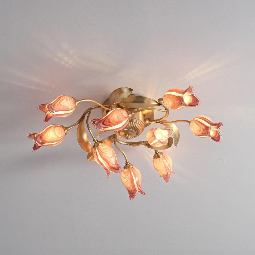 Drenena Glass Ceiling Light-Moonnatur