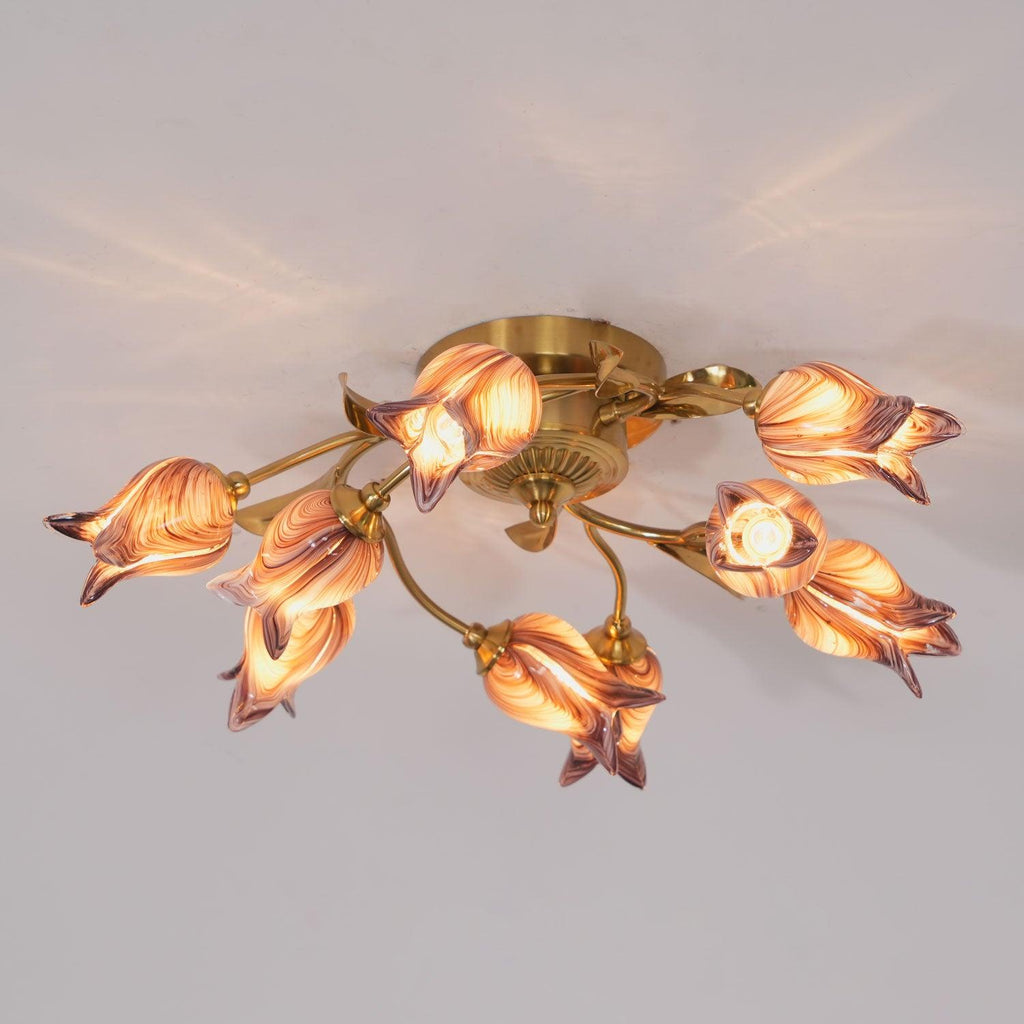 Drenena Glass Ceiling Light-Moonnatur