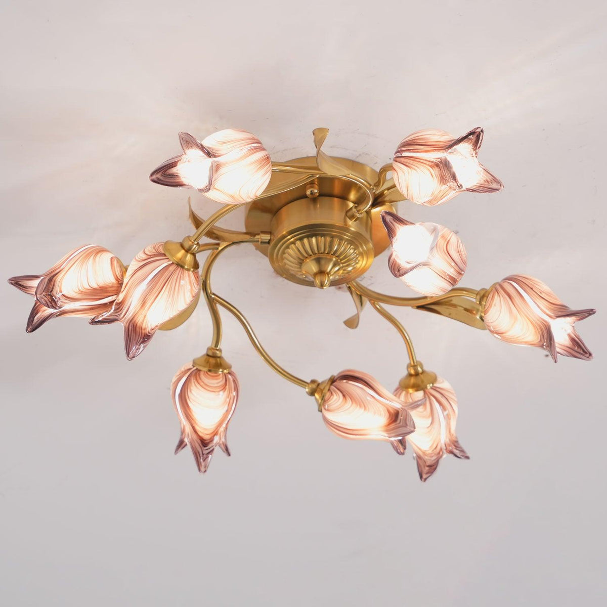 Drenena Glass Ceiling Light-Moonnatur