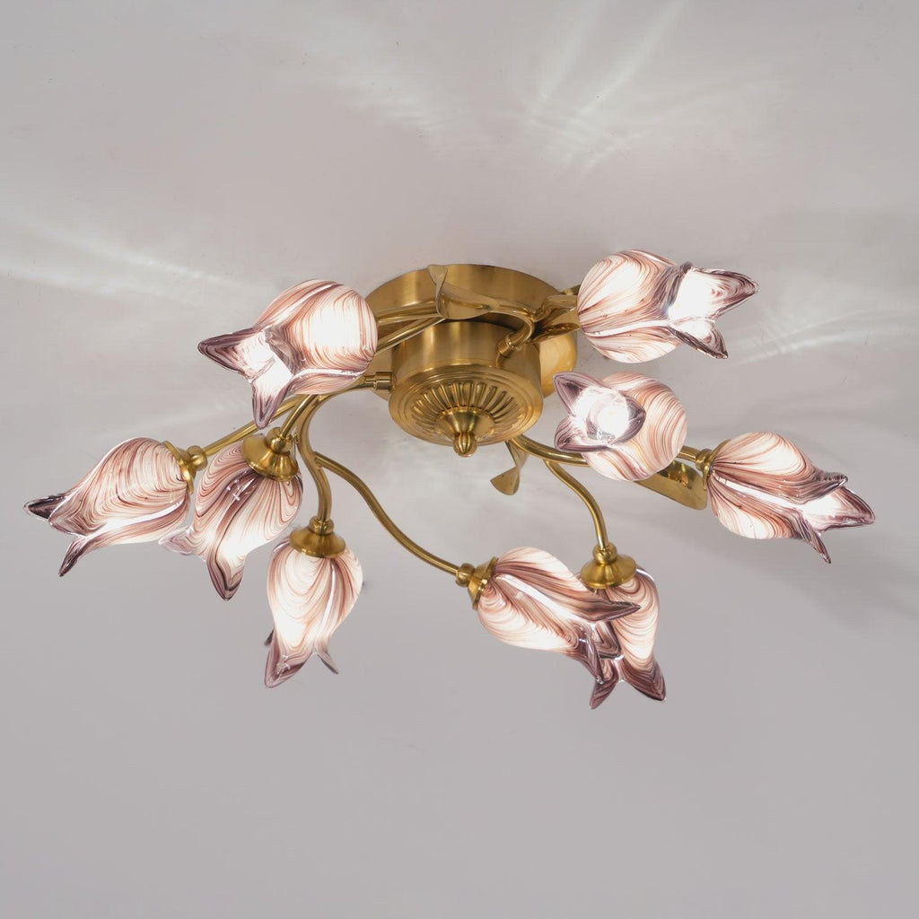 Drenena Glass Ceiling Light-Moonnatur