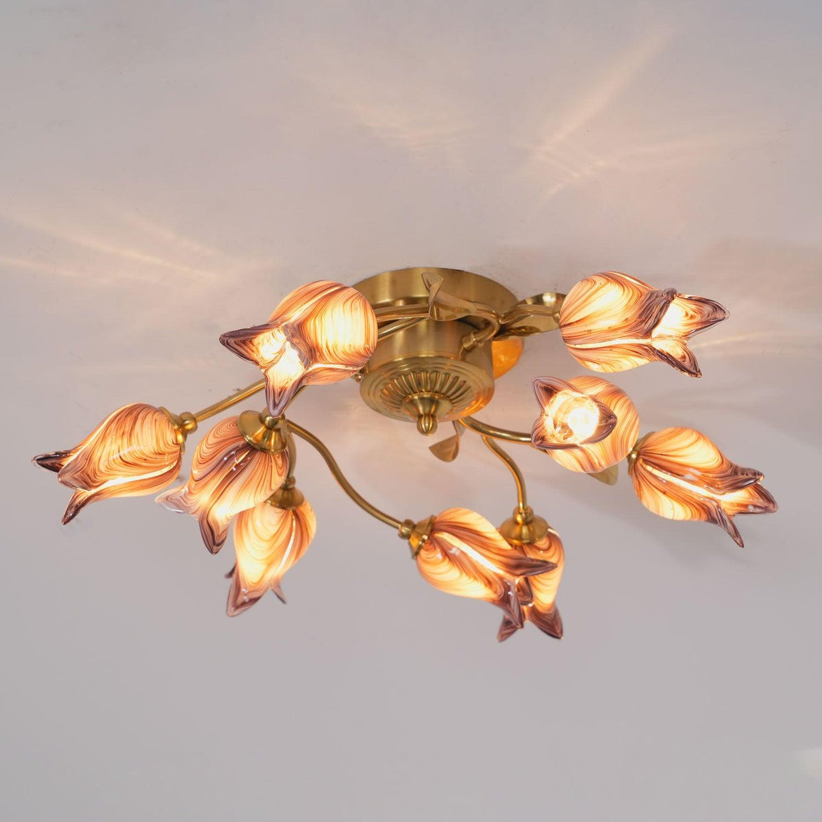 Drenena Glass Ceiling Light-Moonnatur