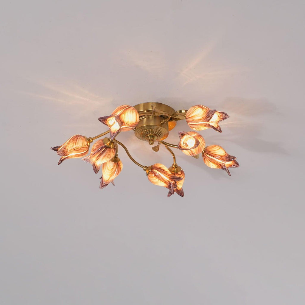 Drenena Glass Ceiling Light-Moonnatur