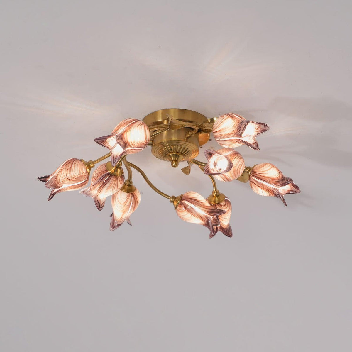 Drenena Glass Ceiling Light-Moonnatur