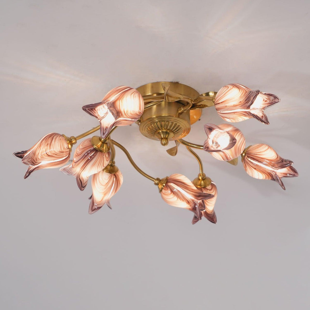 Drenena Glass Ceiling Light-Moonnatur