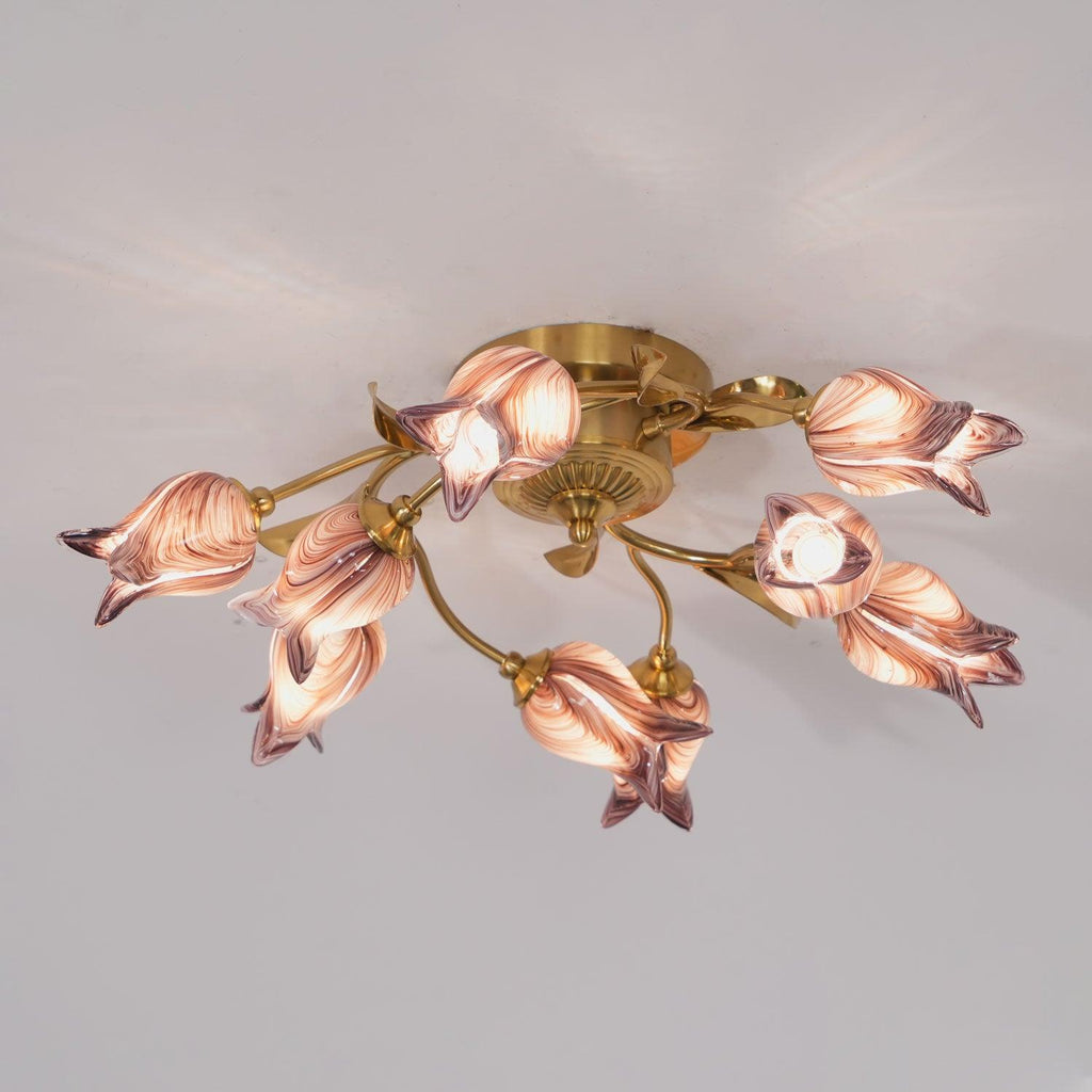 Drenena Glass Ceiling Light-Moonnatur