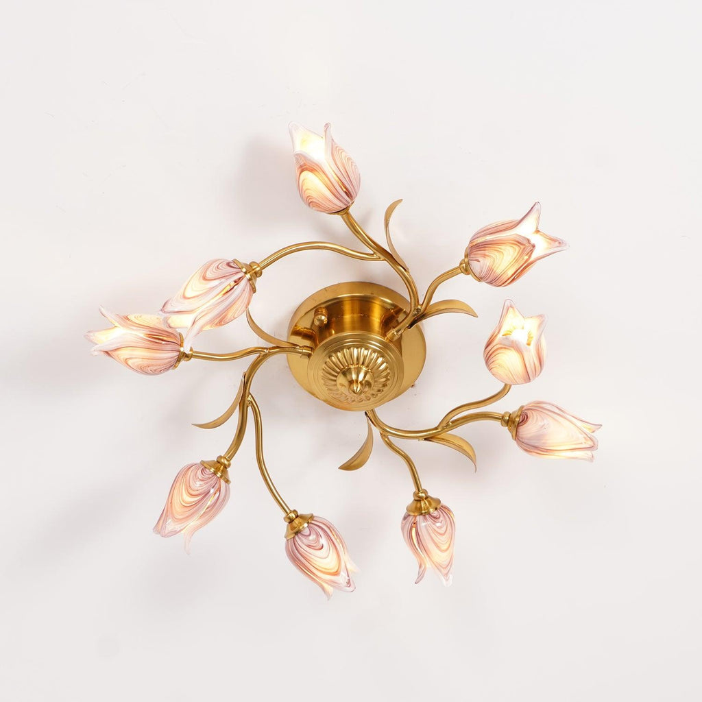 Drenena Glass Ceiling Light-Moonnatur