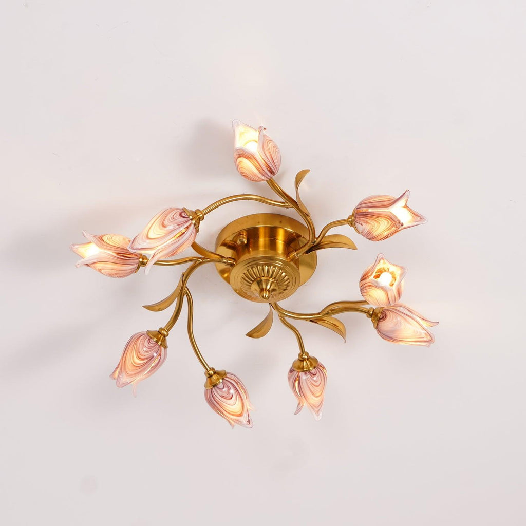 Drenena Glass Ceiling Light-Moonnatur