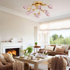 Drenena Glass Ceiling Light-Moonnatur