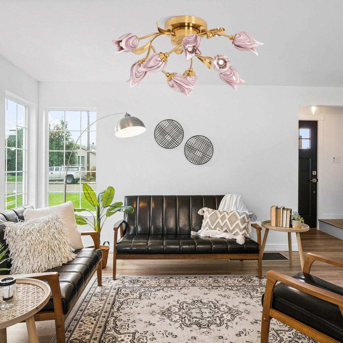 Drenena Glass Ceiling Light-Moonnatur