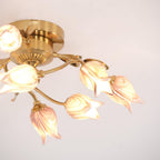 Drenena Glass Ceiling Light-Moonnatur