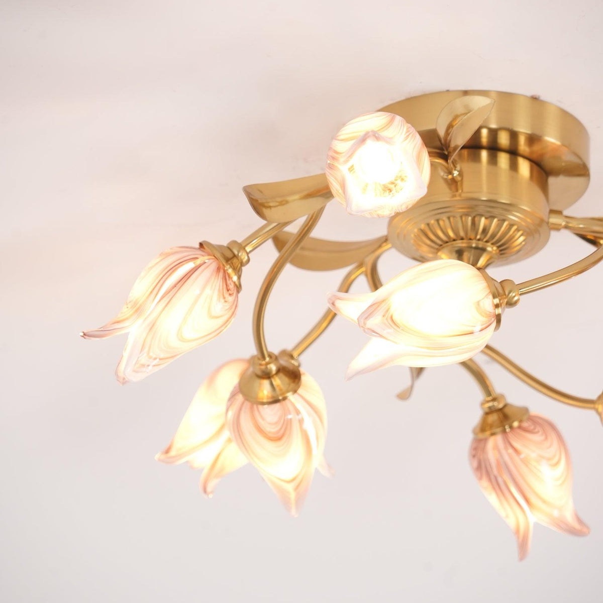 Drenena Glass Ceiling Light-Moonnatur