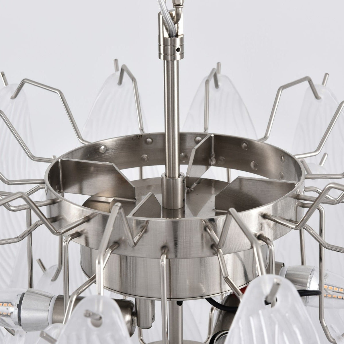 Carnelrose Glass Chandelier-Moonnatur