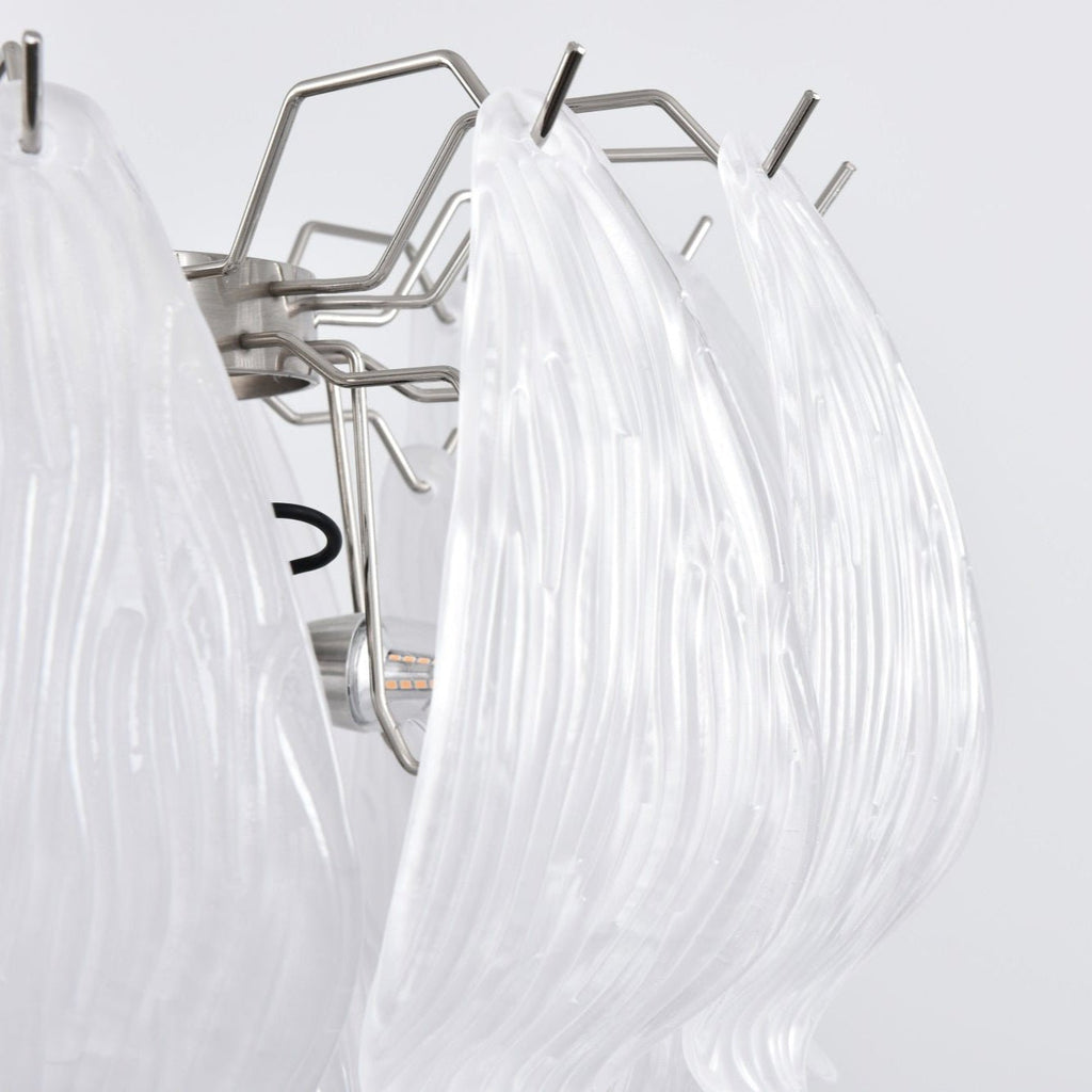 Carnelrose Glass Chandelier-Moonnatur