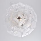 Carnelrose Glass Chandelier-Moonnatur