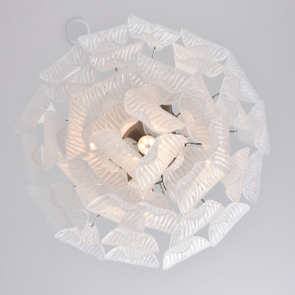 Carnelrose Glass Chandelier-Moonnatur