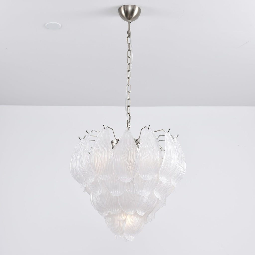 Carnelrose Glass Chandelier-Moonnatur