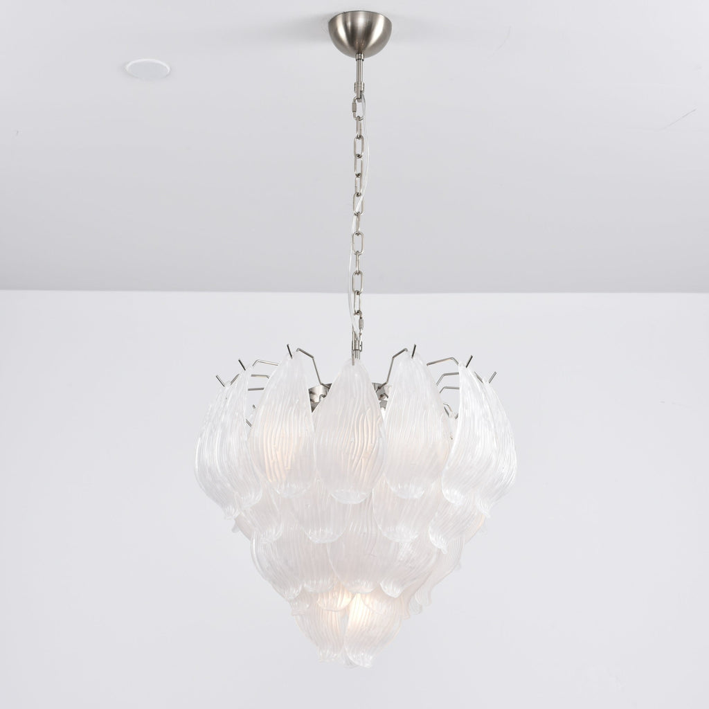 Carnelrose Glass Chandelier-Moonnatur