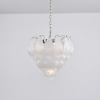 Carnelrose Glass Chandelier-Moonnatur