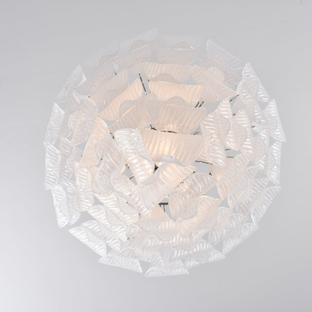 Carnelrose Glass Chandelier-Moonnatur