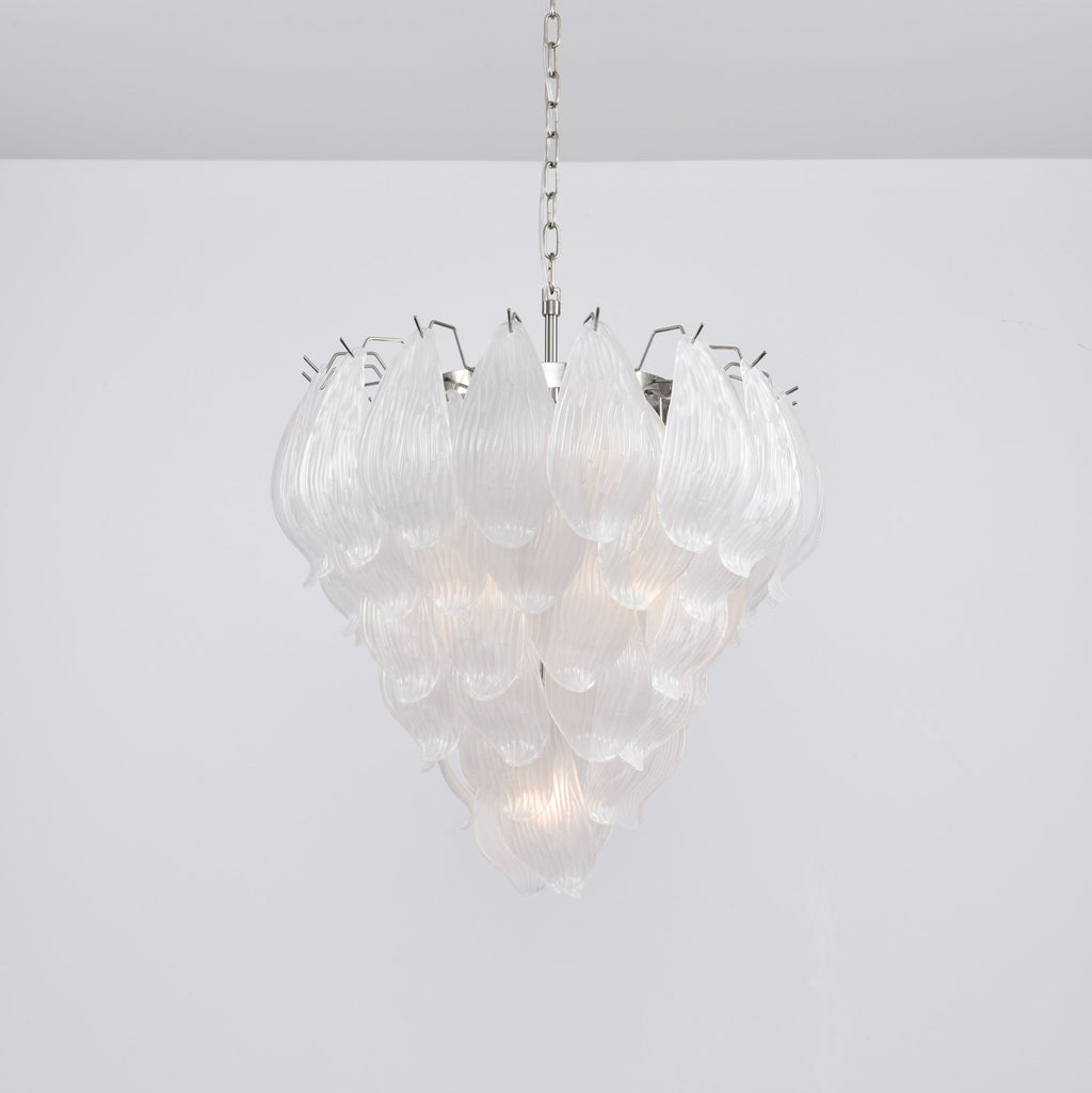 Carnelrose Glass Chandelier-Moonnatur