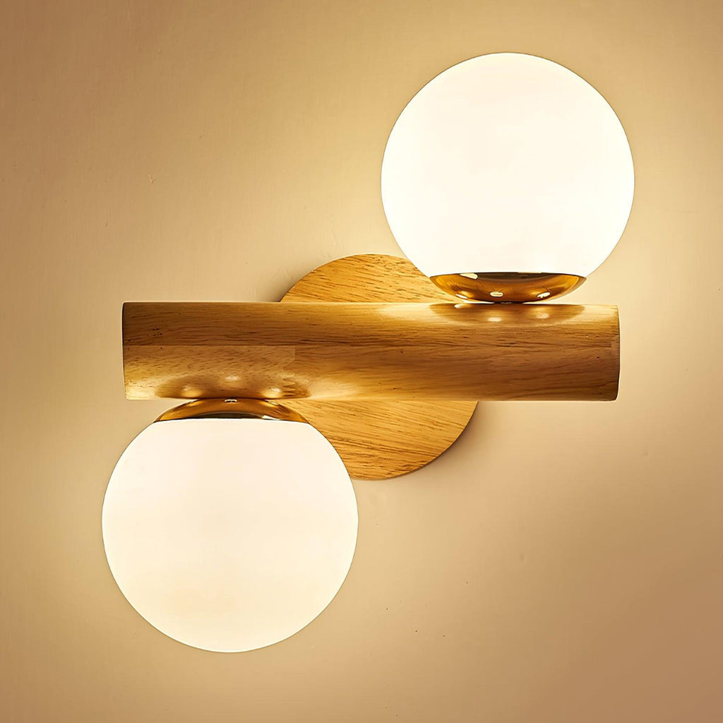 Birchavon Wood Wall Light-Moonnatur
