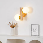 Birchavon Wood Wall Light-Moonnatur