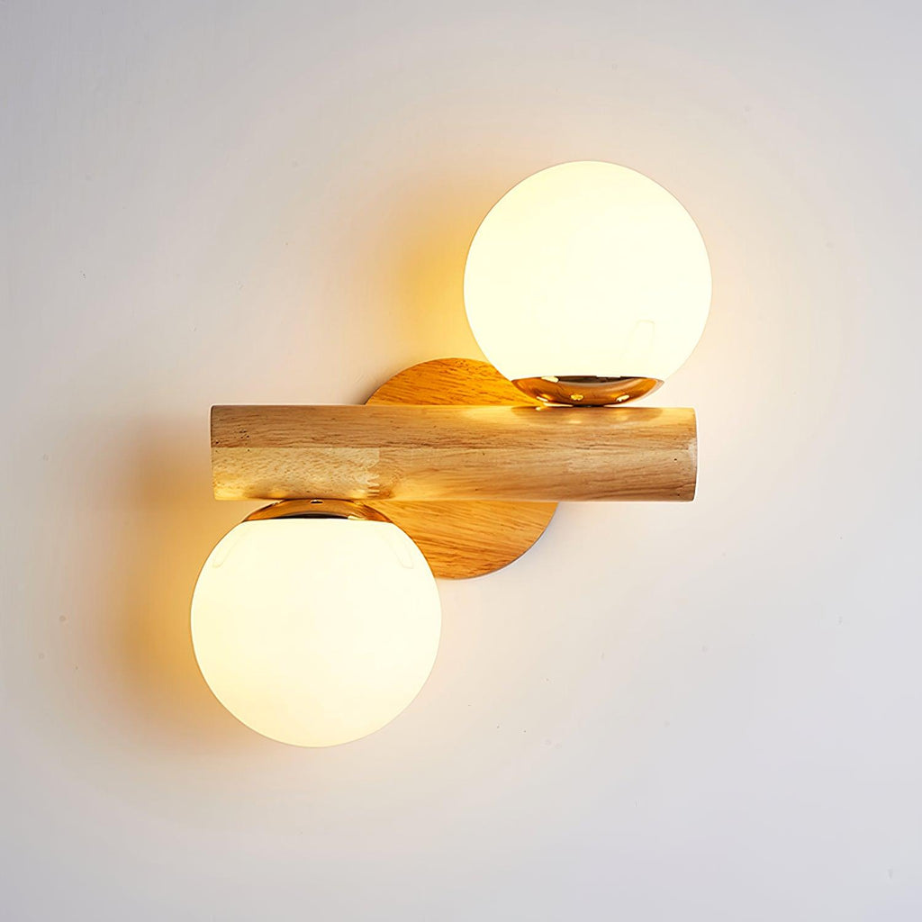 Birchavon Wood Wall Light-Moonnatur
