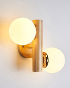 Birchavon Wood Wall Light-Moonnatur
