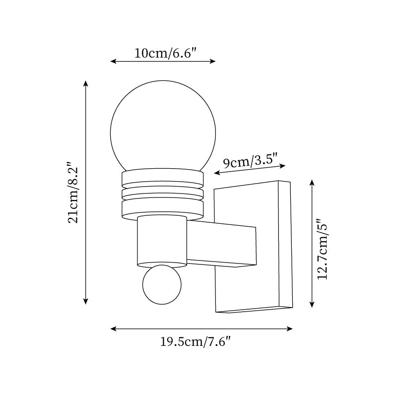 Torrenwood Wood Wall Light-Moonnatur