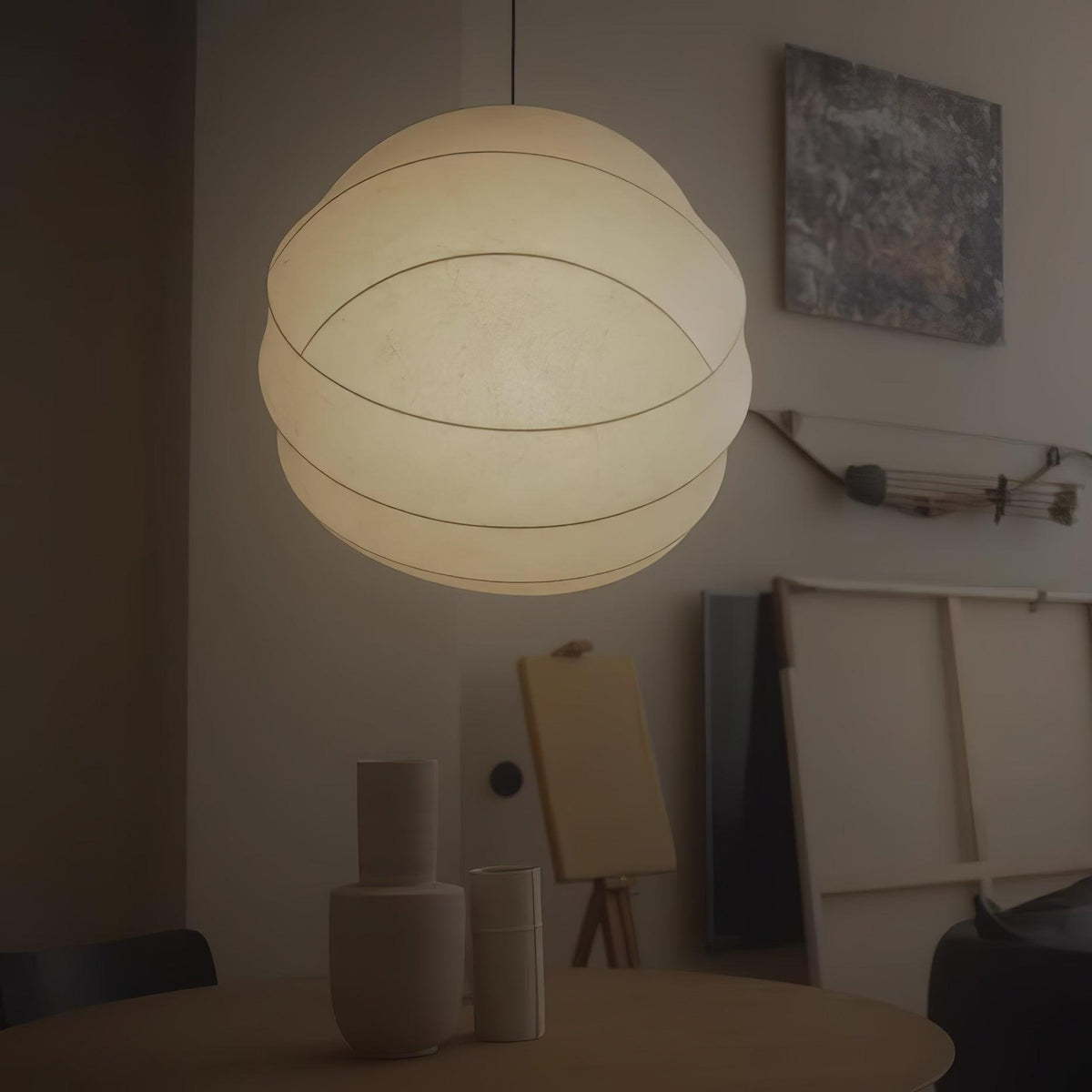 Qovelle Cocoon Pendant Lamp-Moonnatur