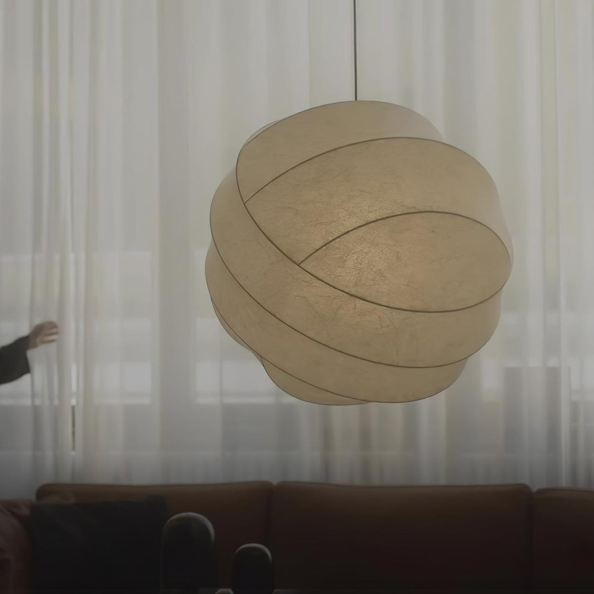 Qovelle Cocoon Pendant Lamp-Moonnatur